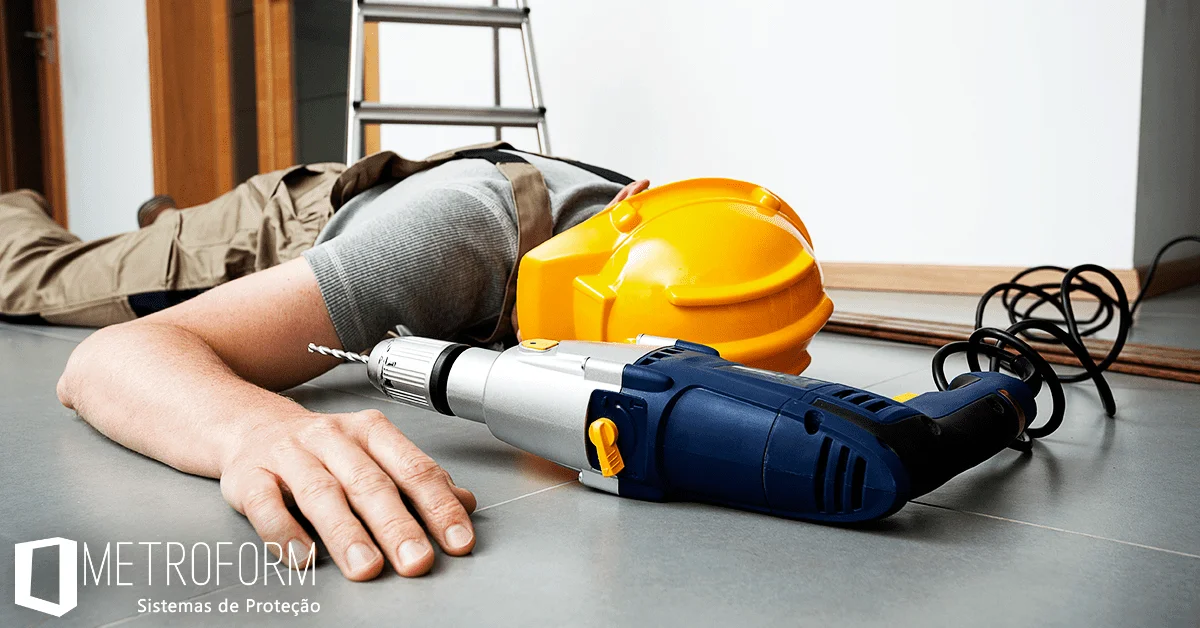 evitar acidentes nas obras
