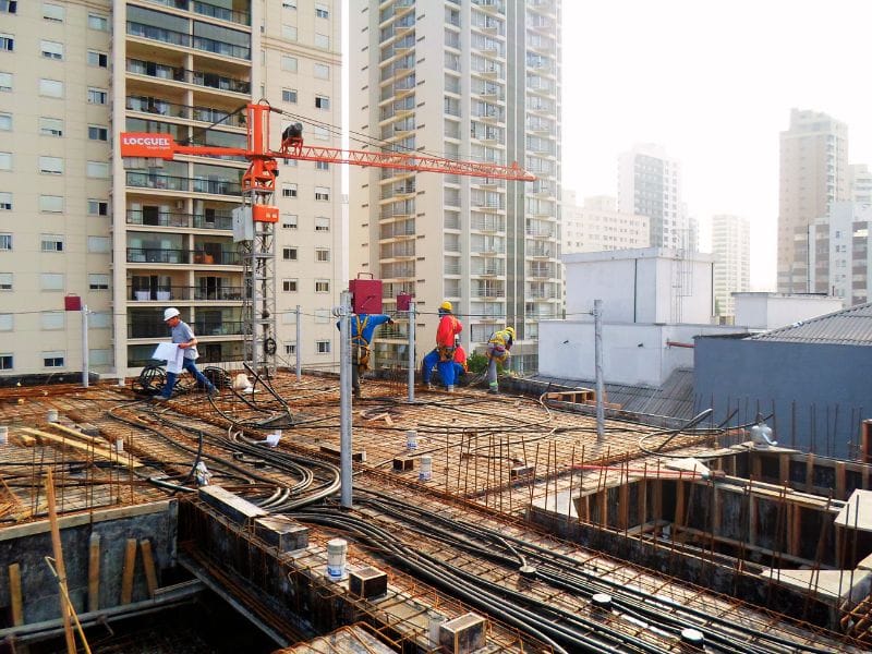obra ﻿sistema de proteção coletivo
