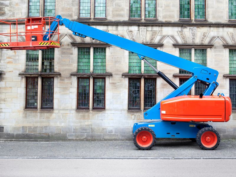 equipamentos de elevação em obras