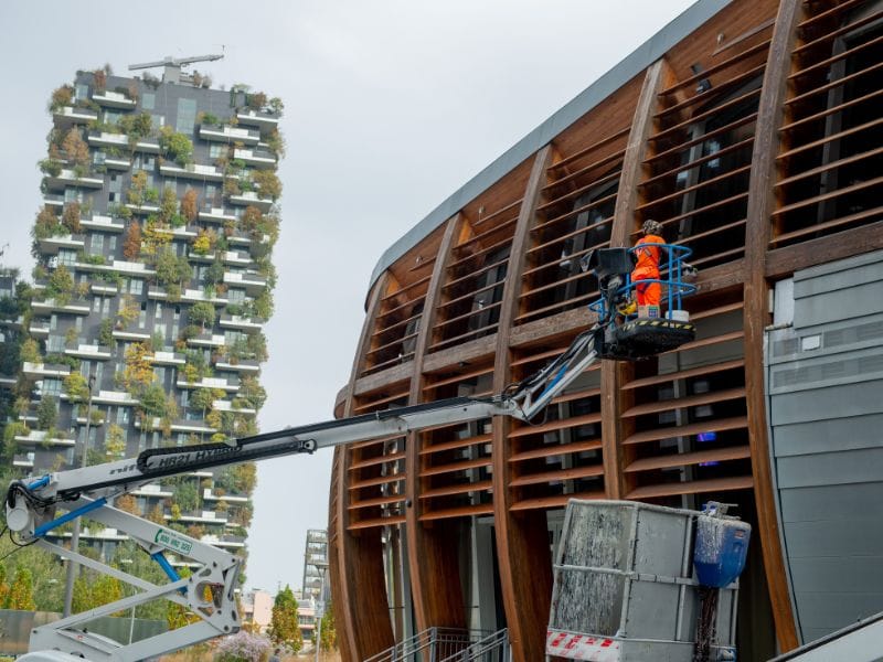 plataforma elevatória articulada para construção civil