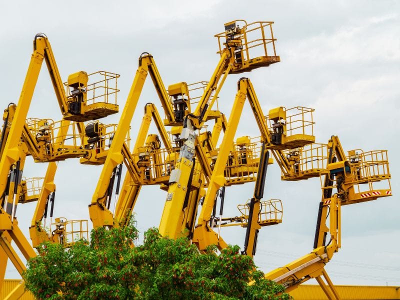 plataforma elevatória para pintura em sobrado