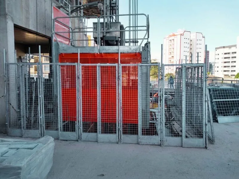 proteção de cremalheira para obras