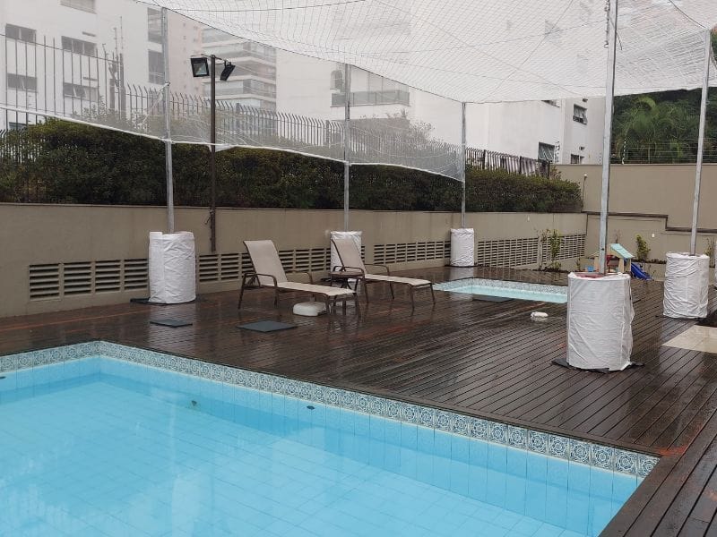 proteção vizinho de cobertura para piscinas