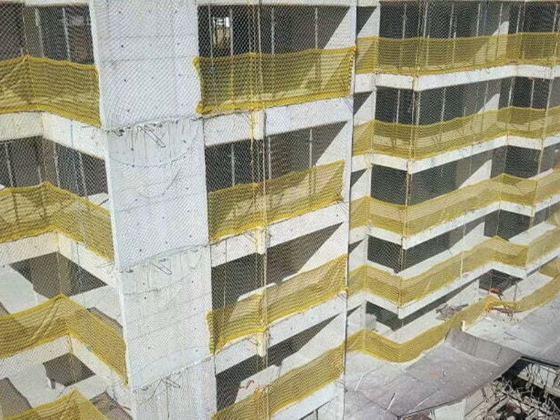 rede de segurança tipo U para obras
