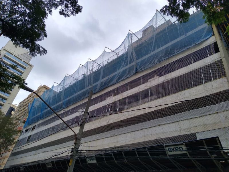 rede de segurança tipo V eficiente