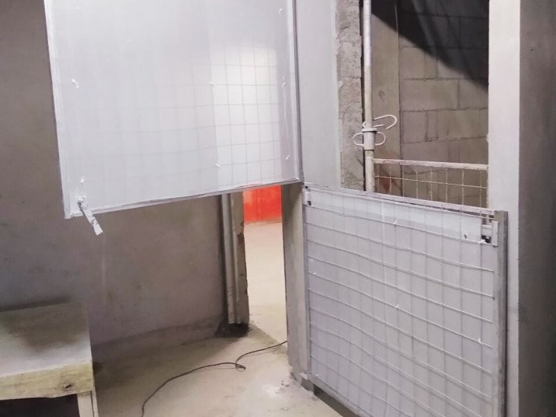 tela aço para proteção de poço elevador para obras